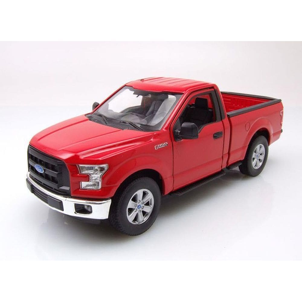 Carro modelo Diecast Welly 2015 Ford F-150 Regular Cab Red