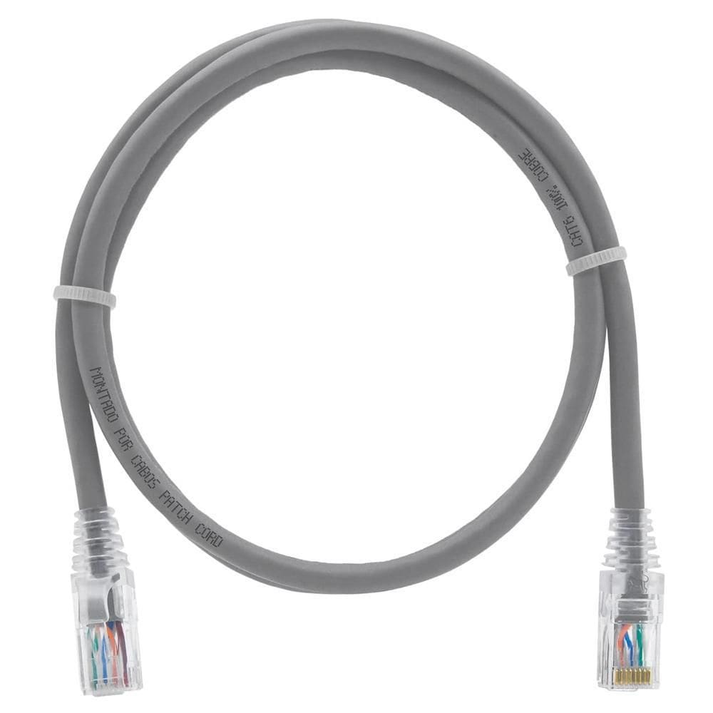Cabo De Rede Patch Cord Cat6 Cinza 1.5M Nexans Essential