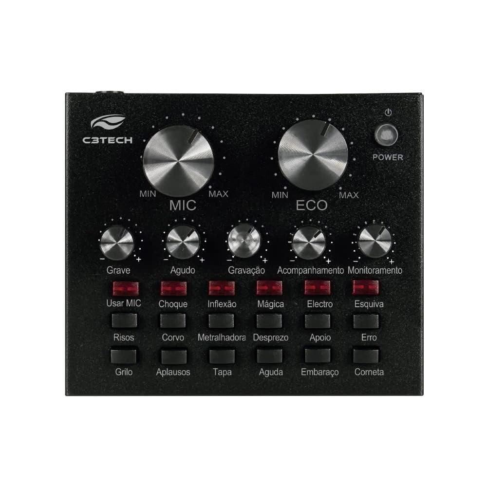 Placa de Som C3Tech Streaming MX-50BK