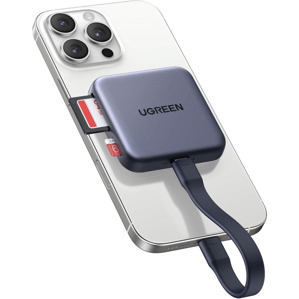 Leitor De Cartão Sd Magnético Ugreen 4.0 Uhs Ii Usb C Pd100W