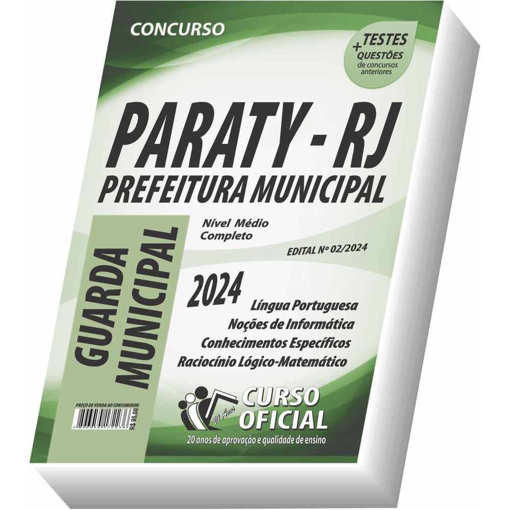 Apostila Prefeitura De Paraty - Rj - Guarda Municipal
