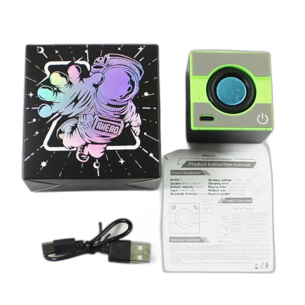 Caixinha De Som Astronauta Com Durável Produto Crianças