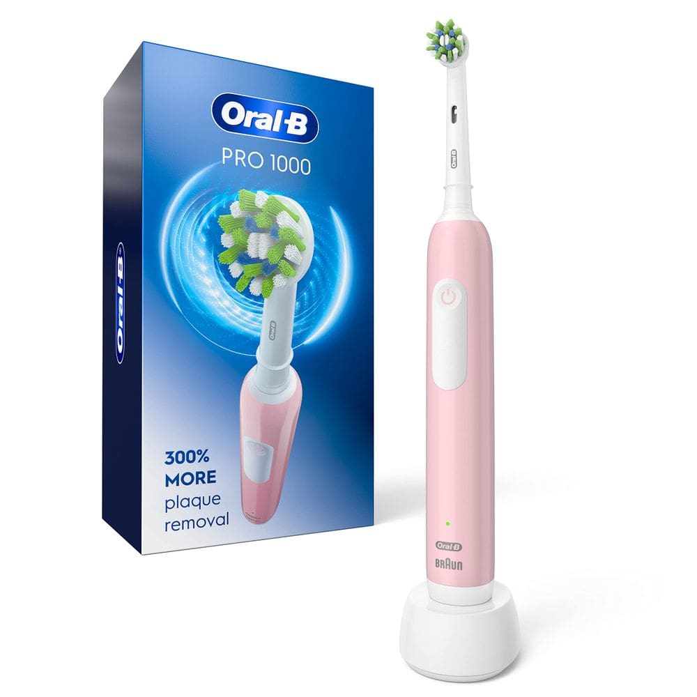 Escova de dentes elétrica Oral-B Pro 1000 Recarregável Rosa