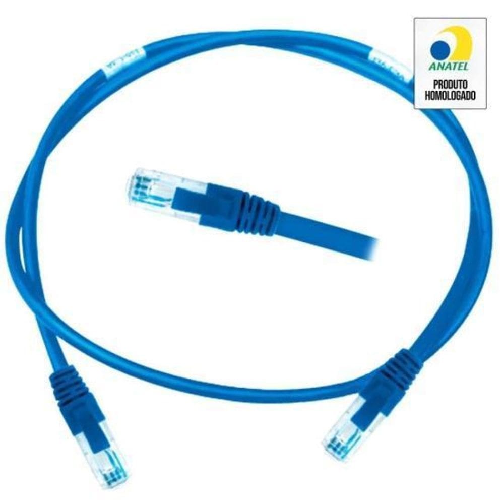 Patch Cord Cat.6 1,5M Azul Nexans