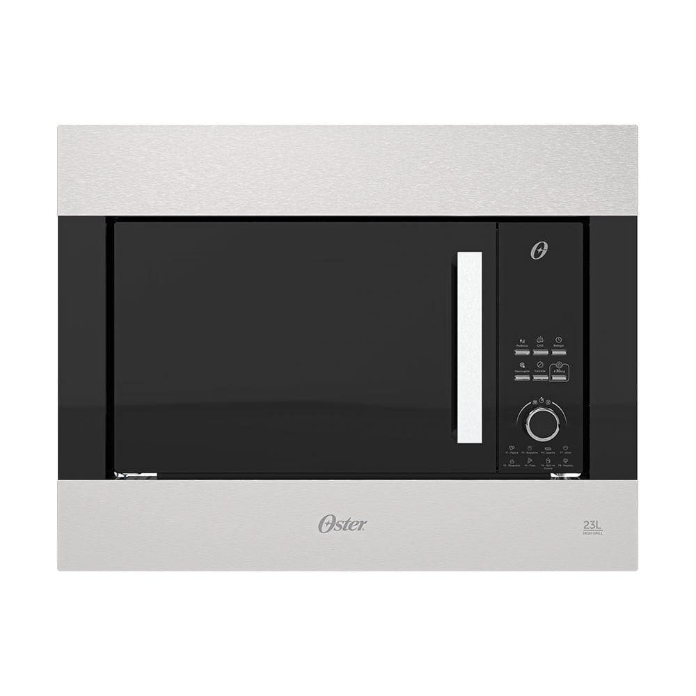 Forno Micro-ondas De Embutir Oster Black Inox 23L 110V