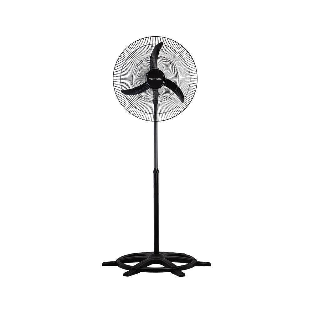 Ventilador Osc De Coluna New 60cm 3 Pás Preto 110V