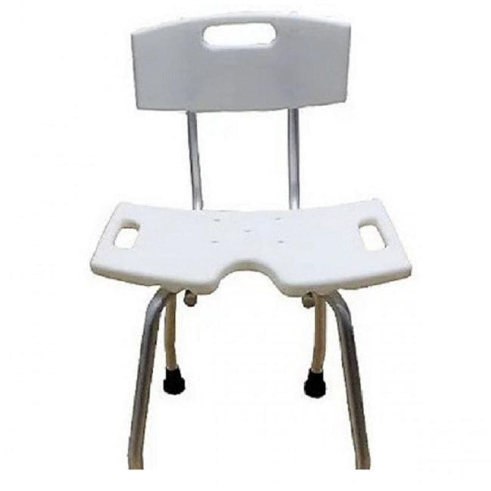 Cadeira Banho Encosto Obesos, Idosos Até 170 Kilos- Banco