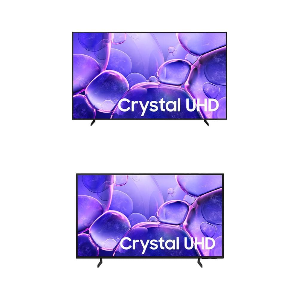 Combo Samsung Smart TV 85” UHD 4K U8100F + Samsung Smart TV 50” UHD 4K U8100F