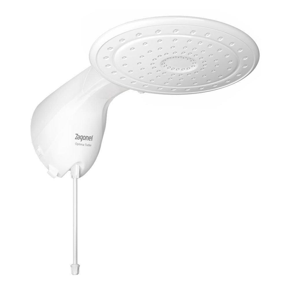 Chuveiro Zagonel Optima Turbo Eletrônico Branco 127V - 5500W