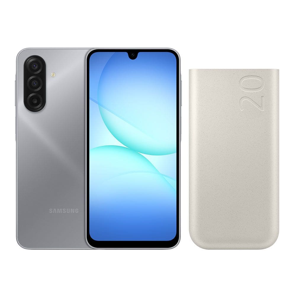 A17 (256GB) - Cinza + Bateria Portátil 20000 mAh