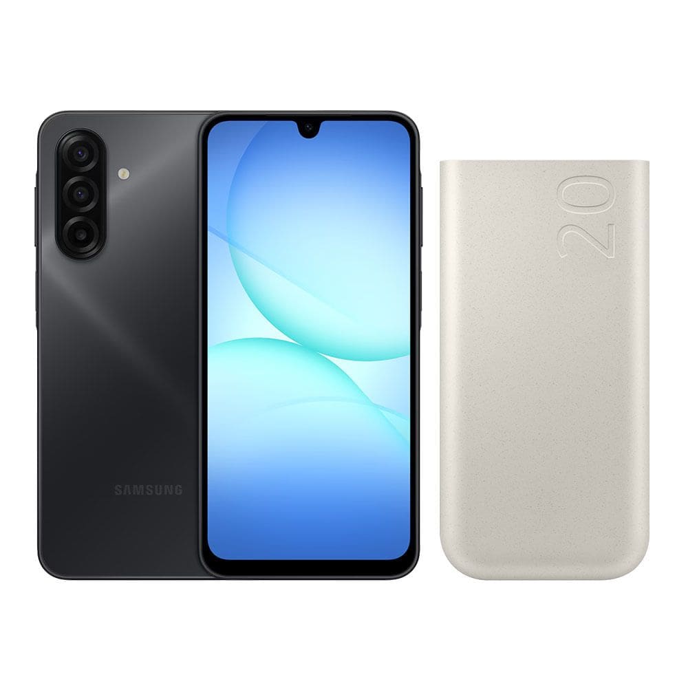 A17 5G (128GB) - Preto + Bateria Portátil 20000 mAh