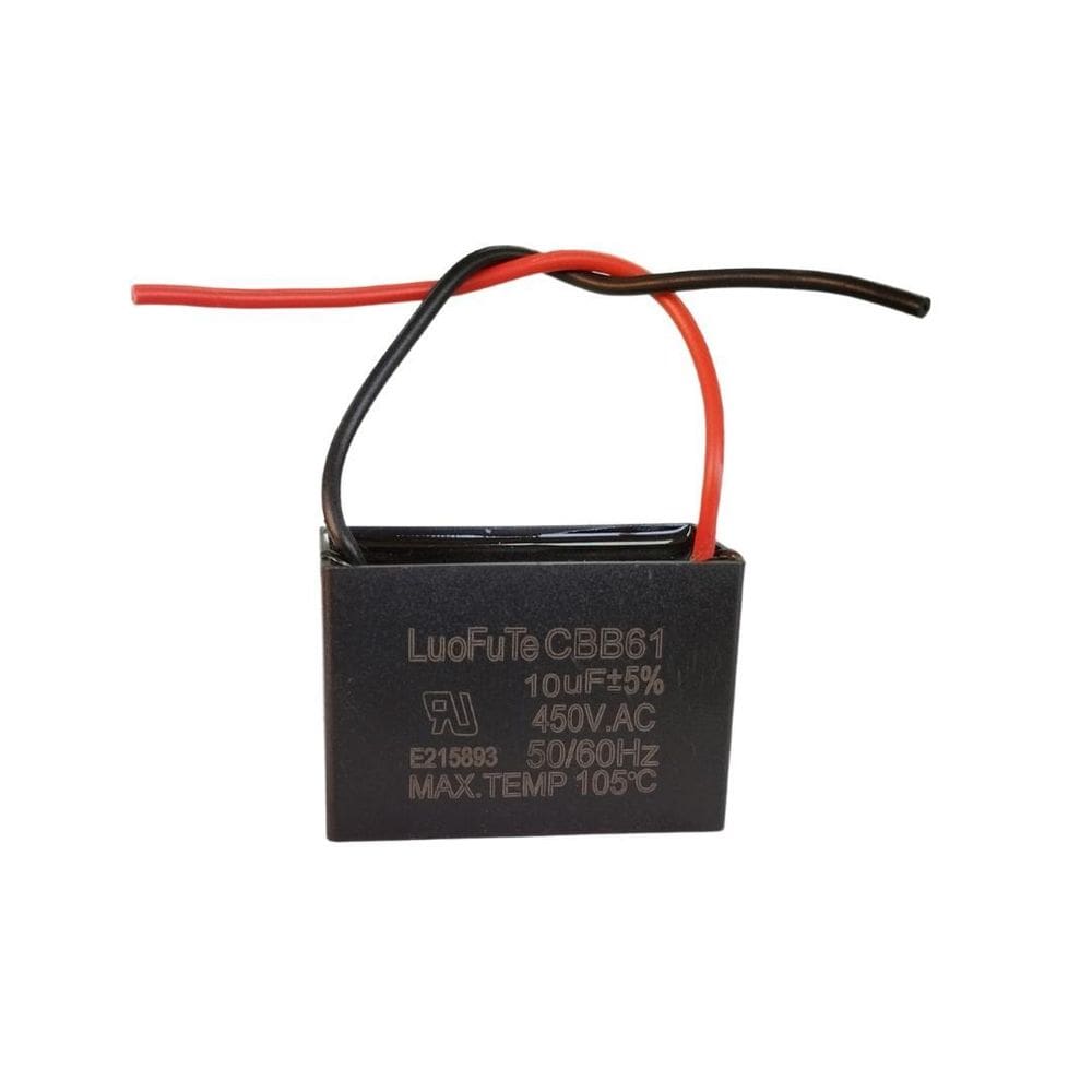 Capacitor Quadrado Cap Cbb61 10Uf 450Vac