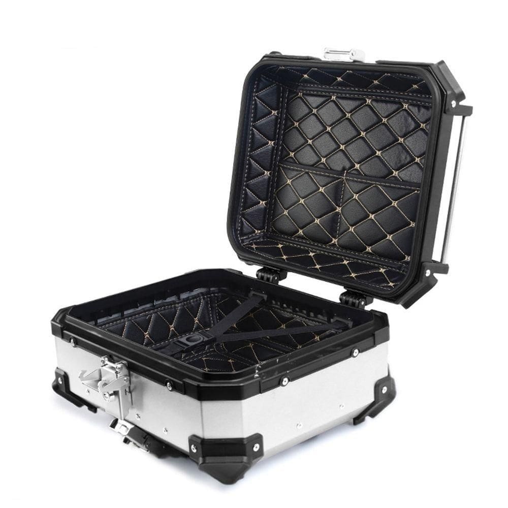 Baú Moto Traseiro 22 Litros Aluminio Tronos