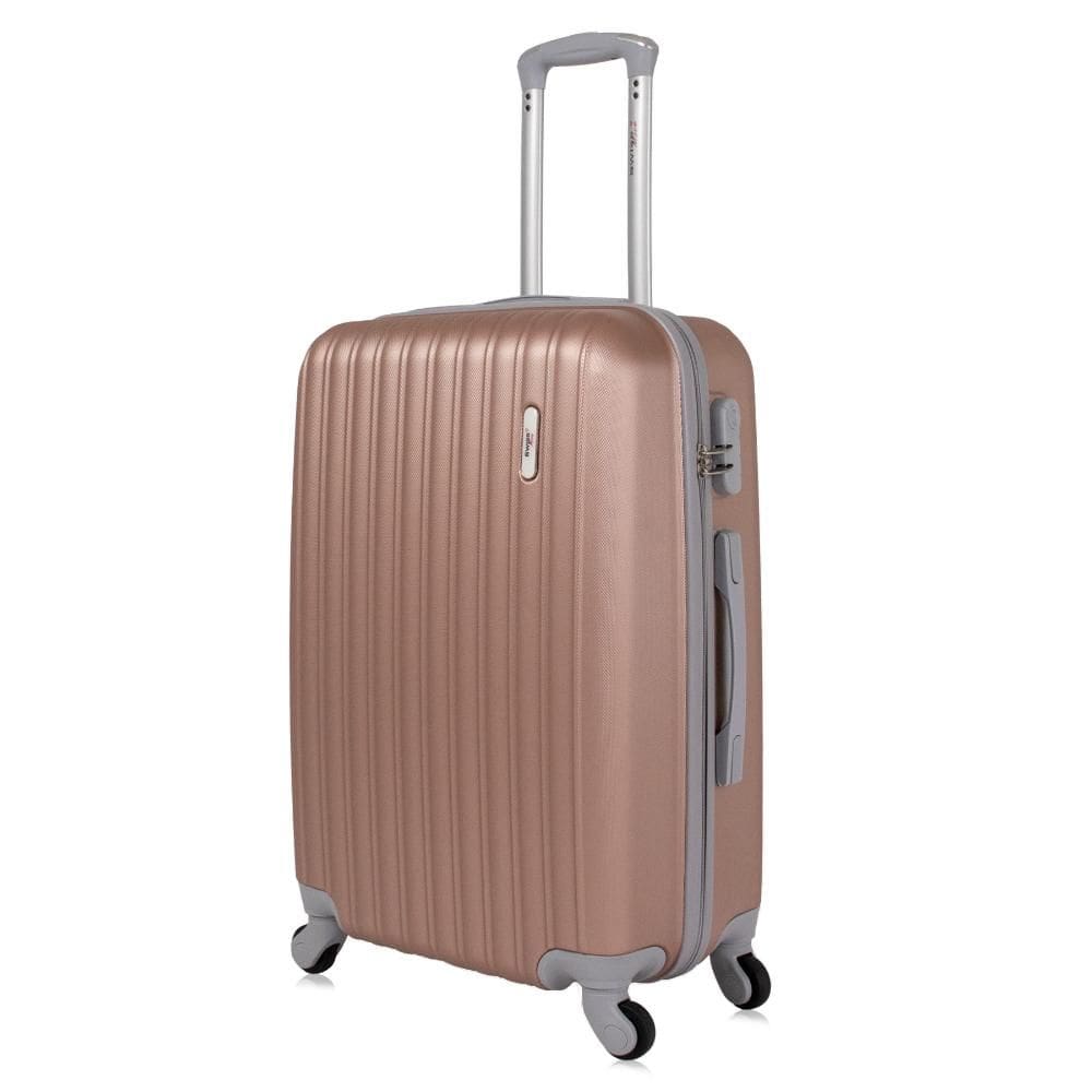 Mala de viagem média 23kg Londres Swiss Move Rose