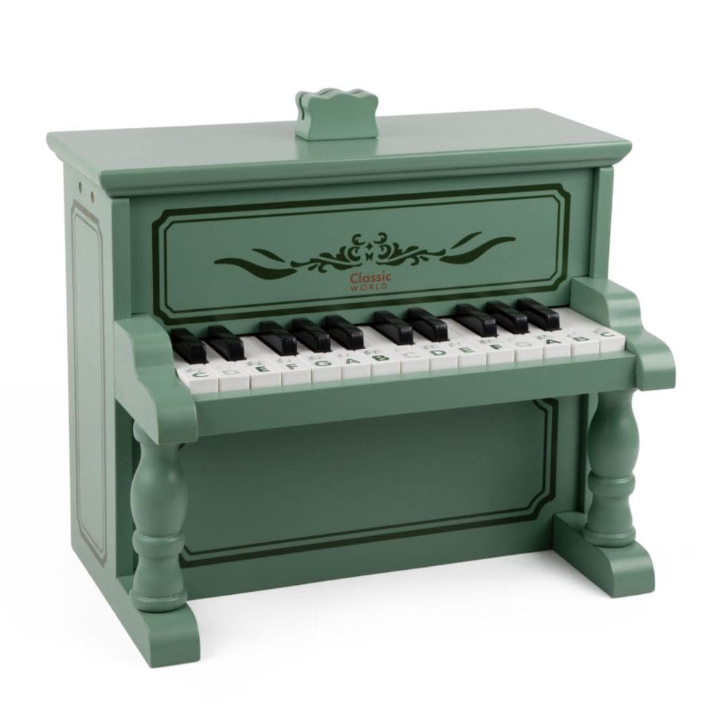 Piano Vintage Infantil Brinquedo Madeira Classic World