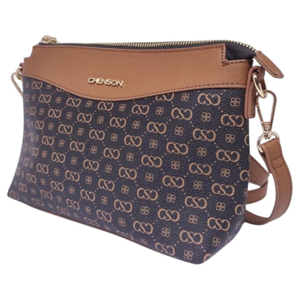 Bolsa Feminina Textura Macia Espaçosa Segura Chenson M