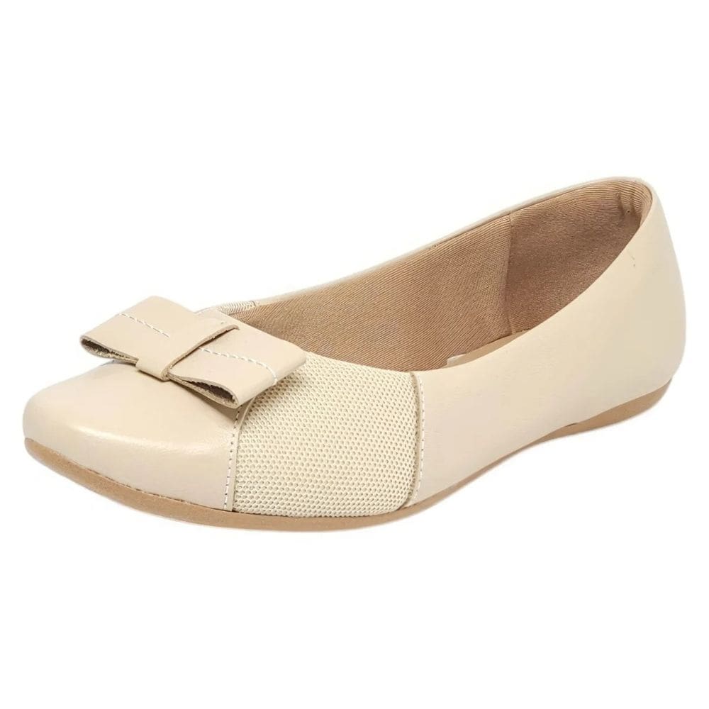 Sapatilha Feminina Conforto Joanete Estilo Couro Usaflex