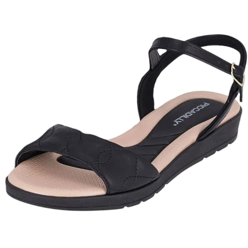 Sandália Rasteira Feminina Casual Conforto Piccadilly