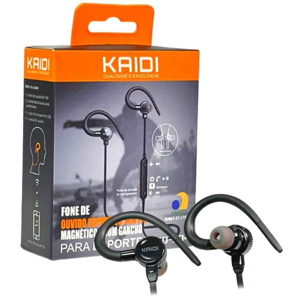 Fone De Ouvido Kaidi 904 Bluetooth 5.0 Kd 904 Esportivo 903