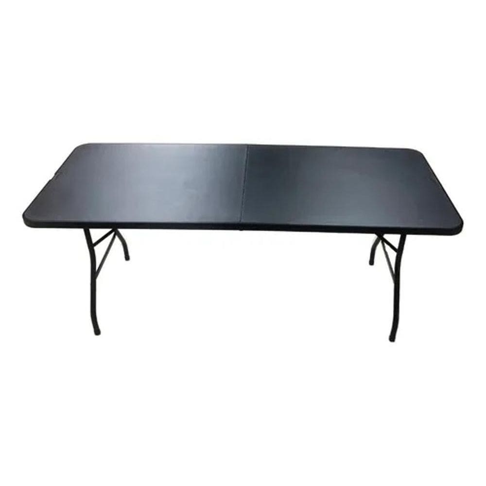 Mesa Dobravél Vg Home Preto Retangular 180X74X74Cm
