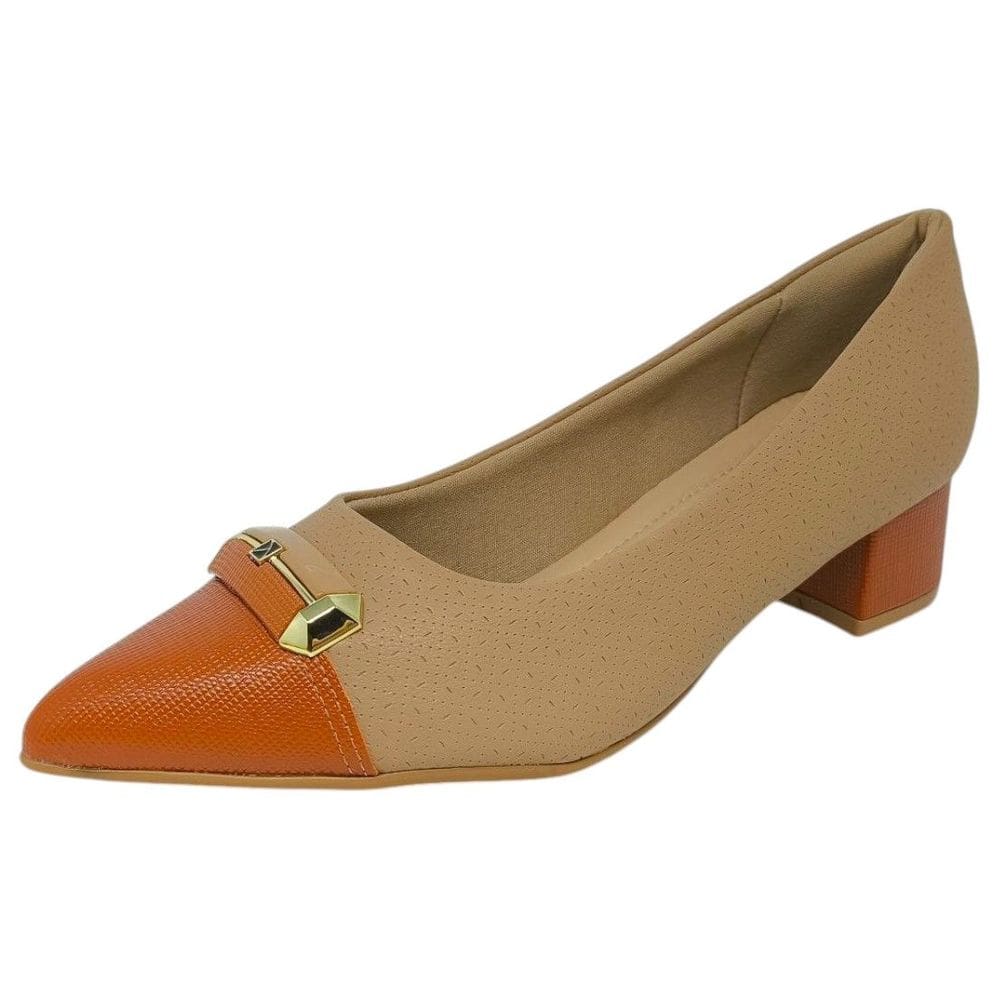 Sapato Faminina Salto Baixo Conforto Versátil Piccadilly