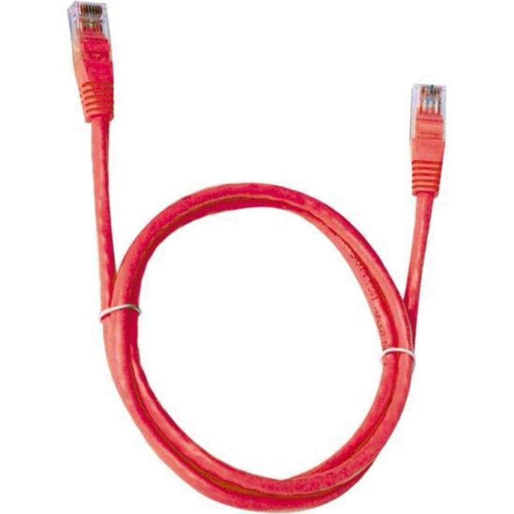 Patch Cord Cat5E 5M Vermelho Pluscable