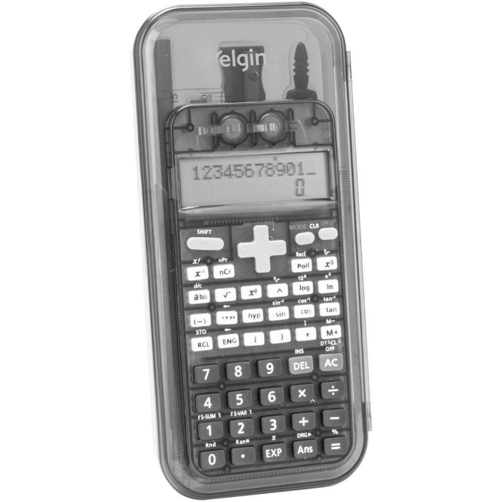 Calculadora Científica 240Funções C/Kit De Cálculos - Elgin