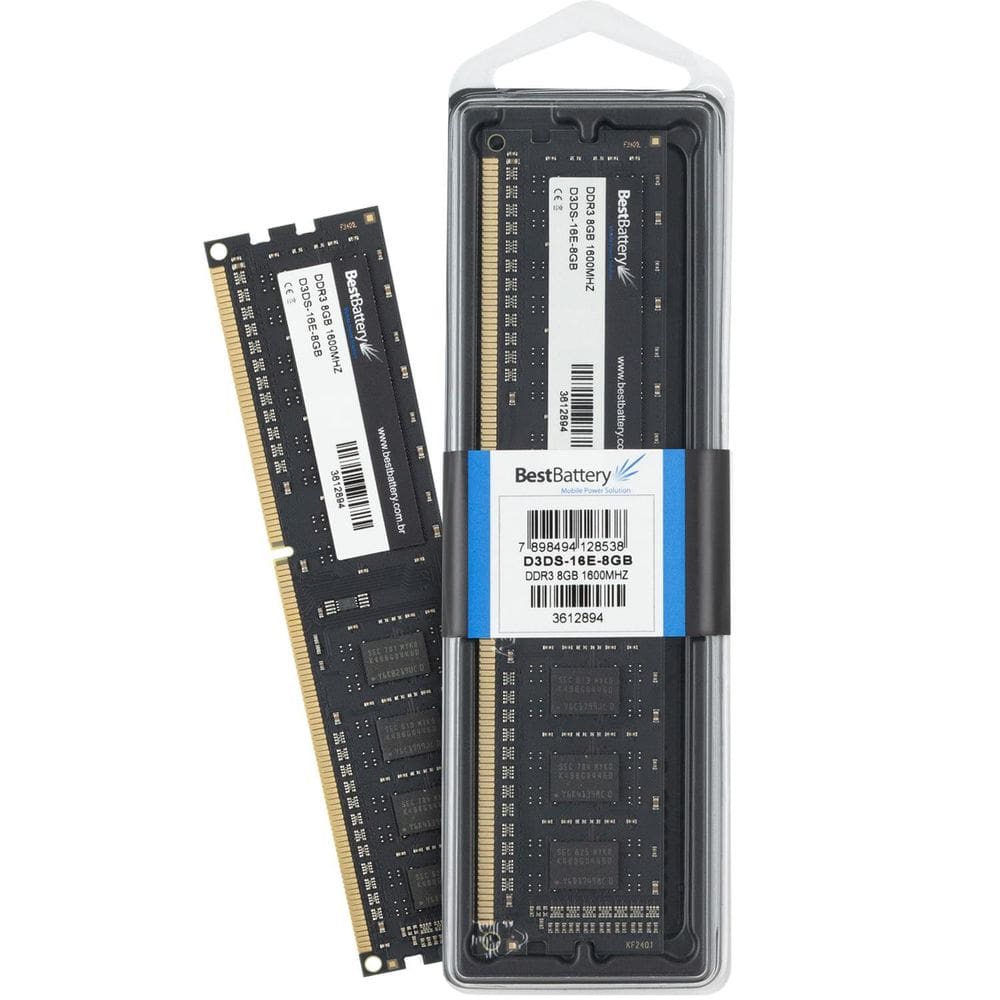 Memoria Para Pc Desktop Computador Ddr3 8Gb 1600Mhz Best