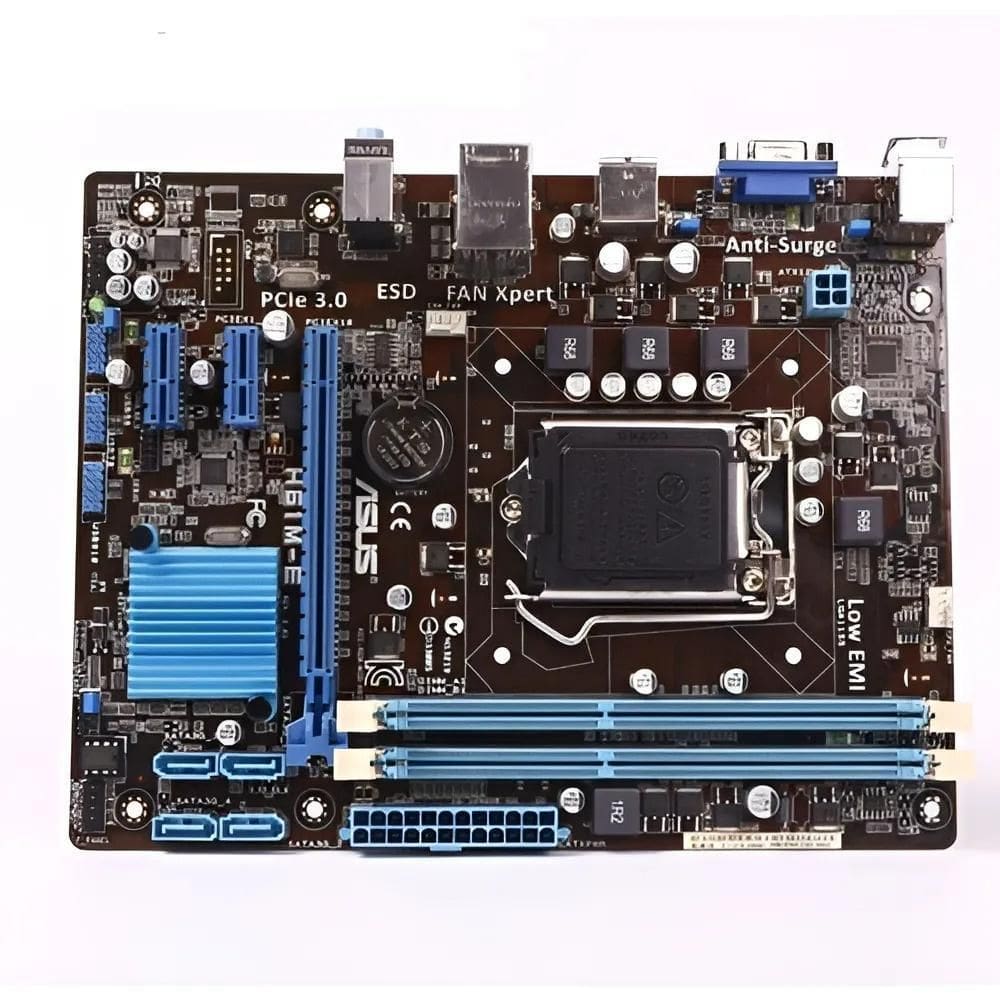 Placa Mãe Asus 1155 H61 Ddr3 Intel 2 E 3 Geração Cor Preta