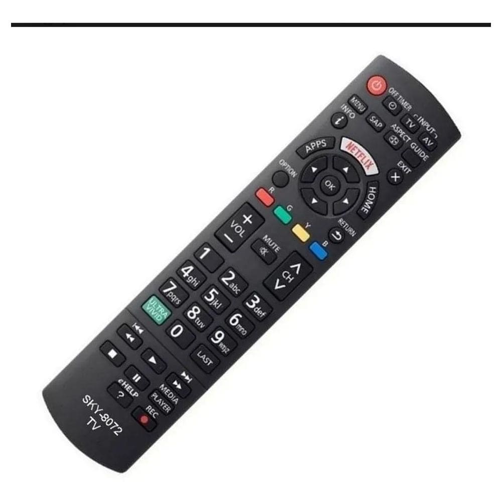 2X Controle Remoto Compatível Tv Panasonic Smart Tc-40Ds600B