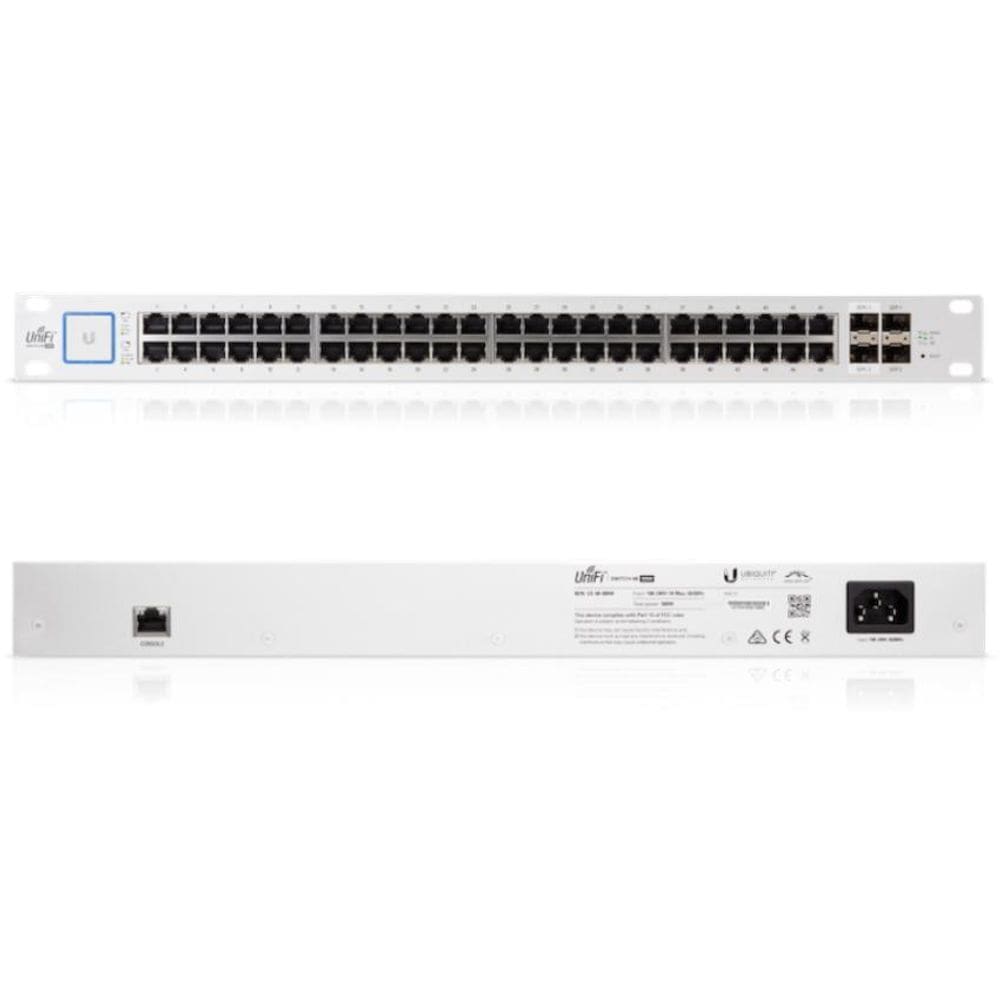 Switch Unifi Us 48 500W 48 Portas Poe Gigabit 4 Portas Sfp