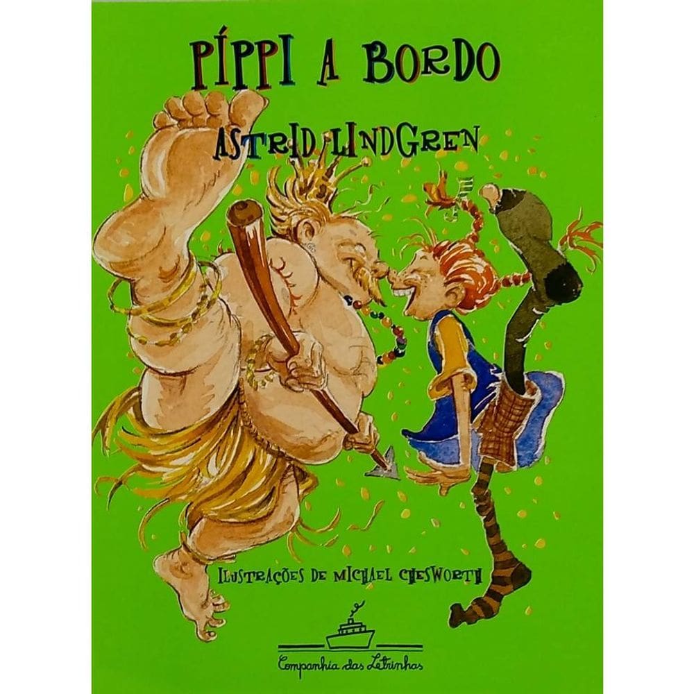 Livro Píppi A Bordo - Lindgren, Astrid