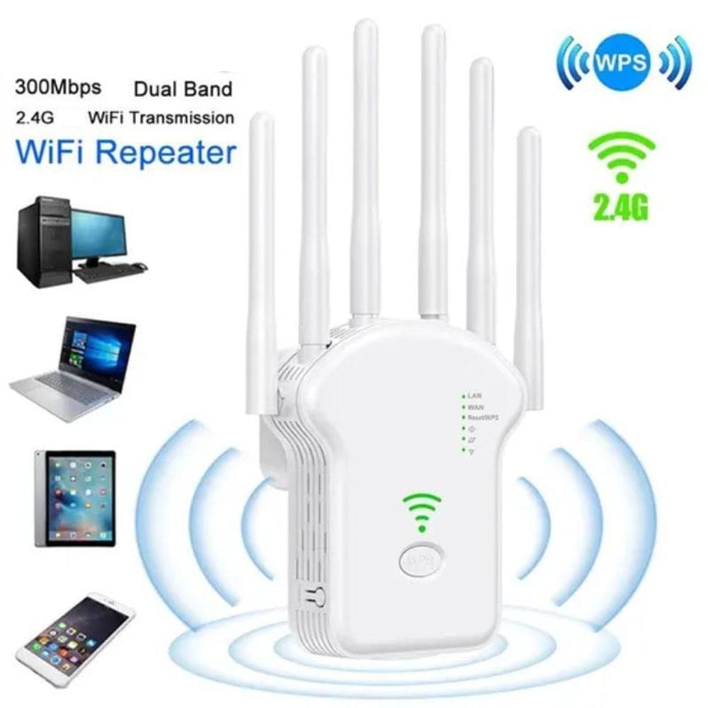 Repetidor Wifi 6 Antenas 3 In 1 Functios 2.4G Roteador