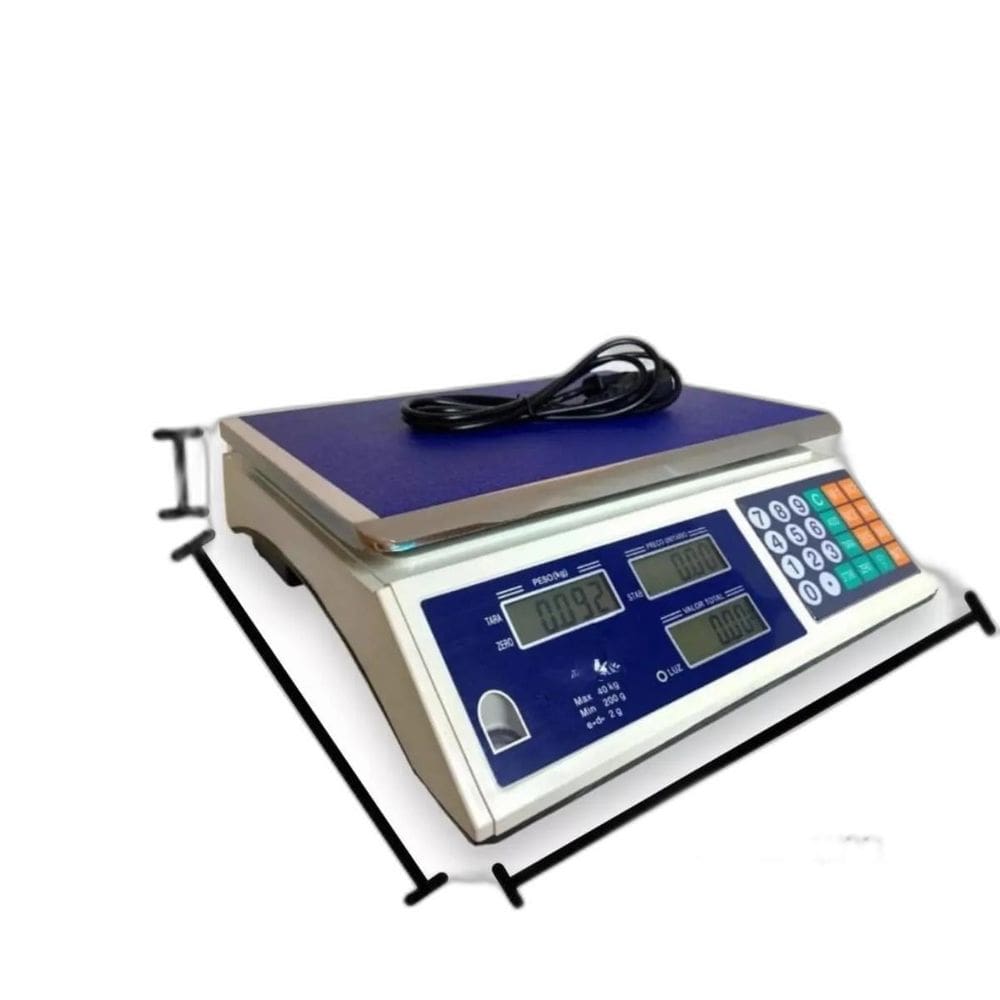 Plataforma Eletrônica Comercial 32Kg Alta Precisão Bivolt