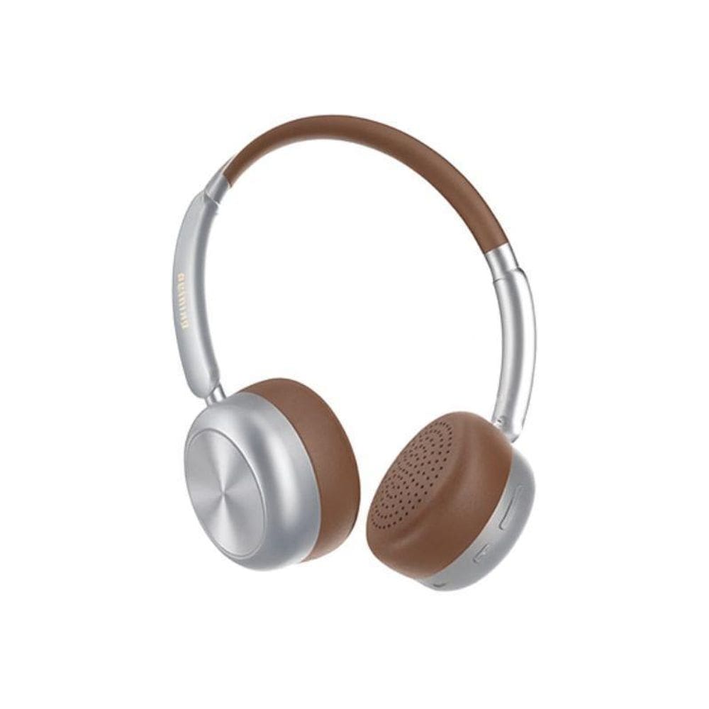 Fone De Ouvido Marrom Bluetooth Headphone Onear Recarregável