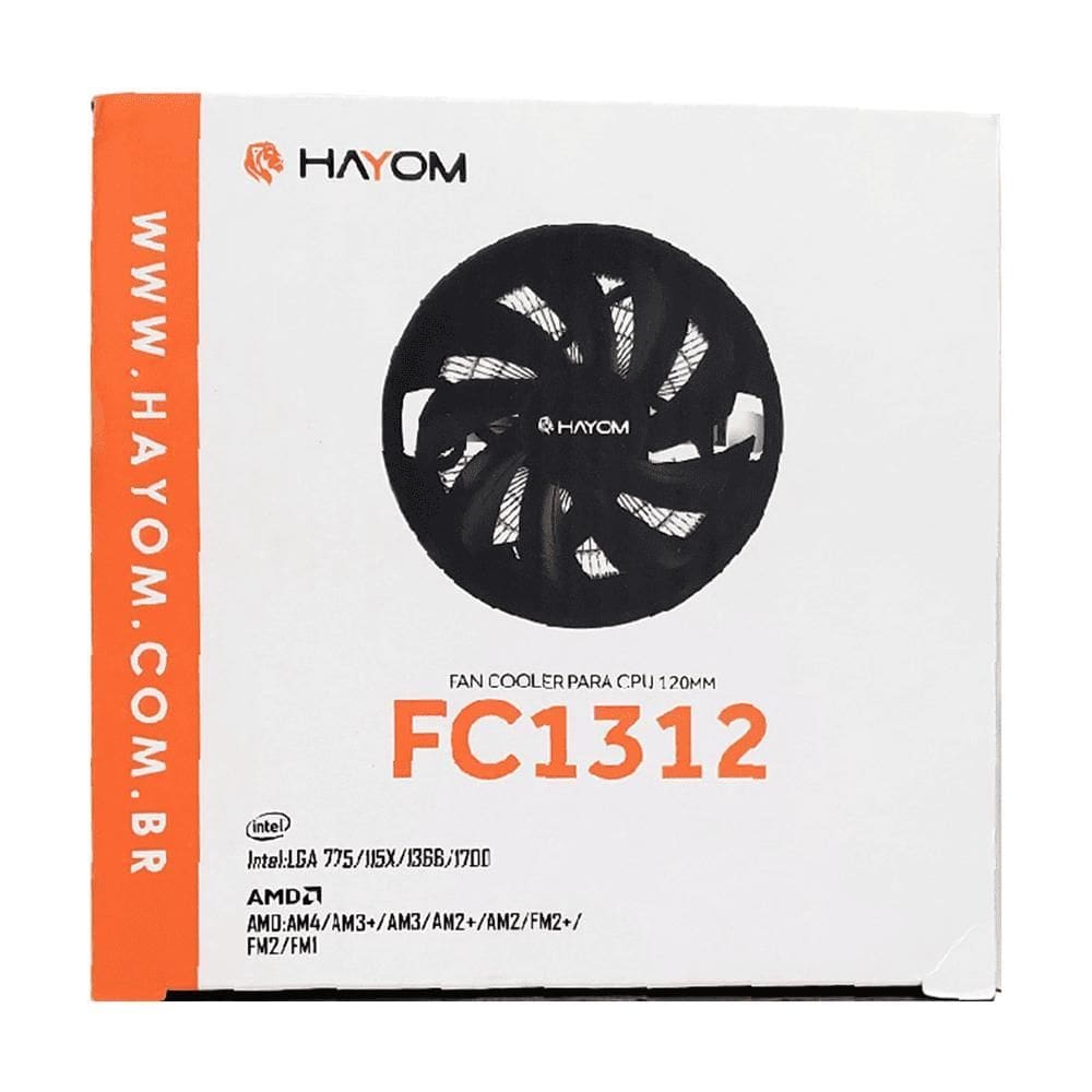 Cooler Universal Intel E Amd Para Cpu 120Mm Fc1312 - Hayom