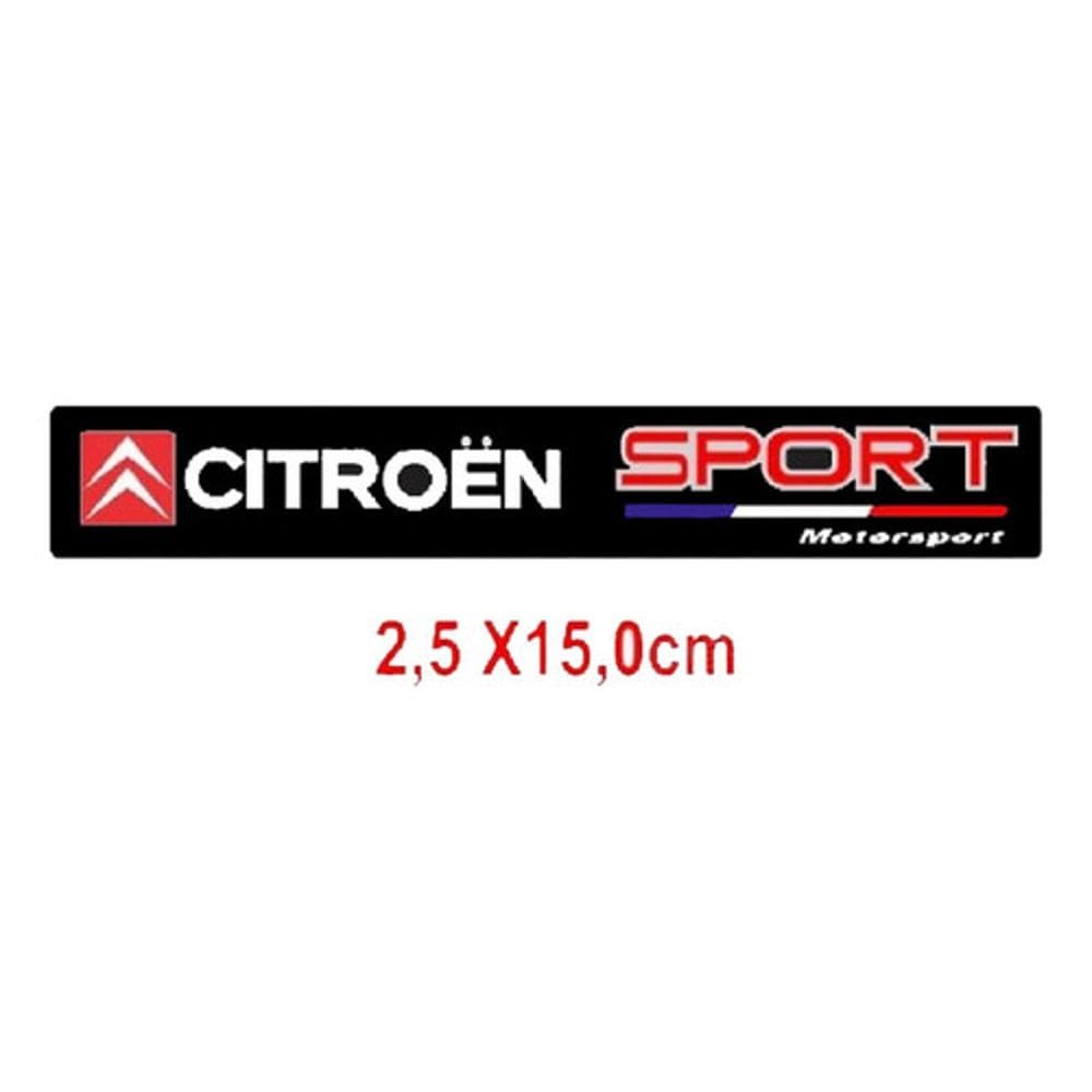 Emblema Adesivo Resinado Citroen Motorsport Res3