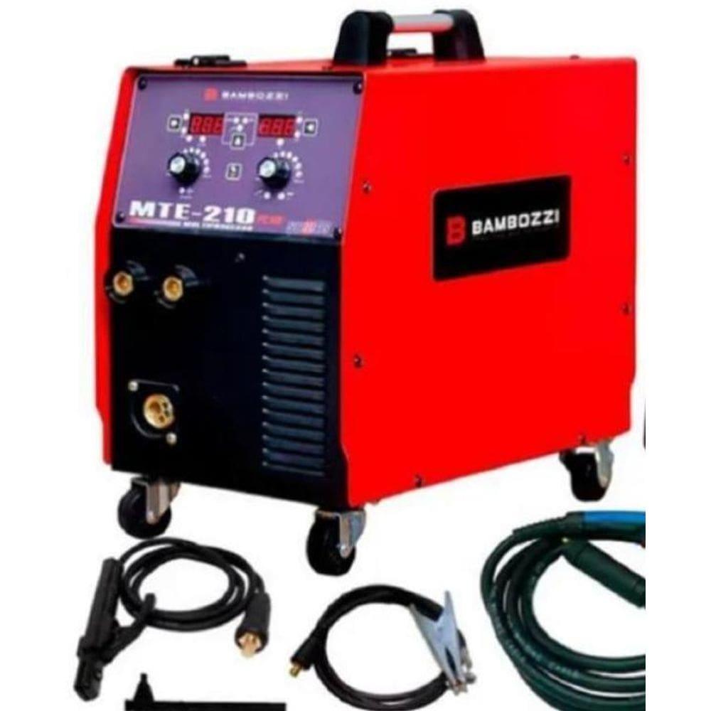 Máquina Solda Mig Multiprocesso Mte 210 Plus Bivolt Bambozzi