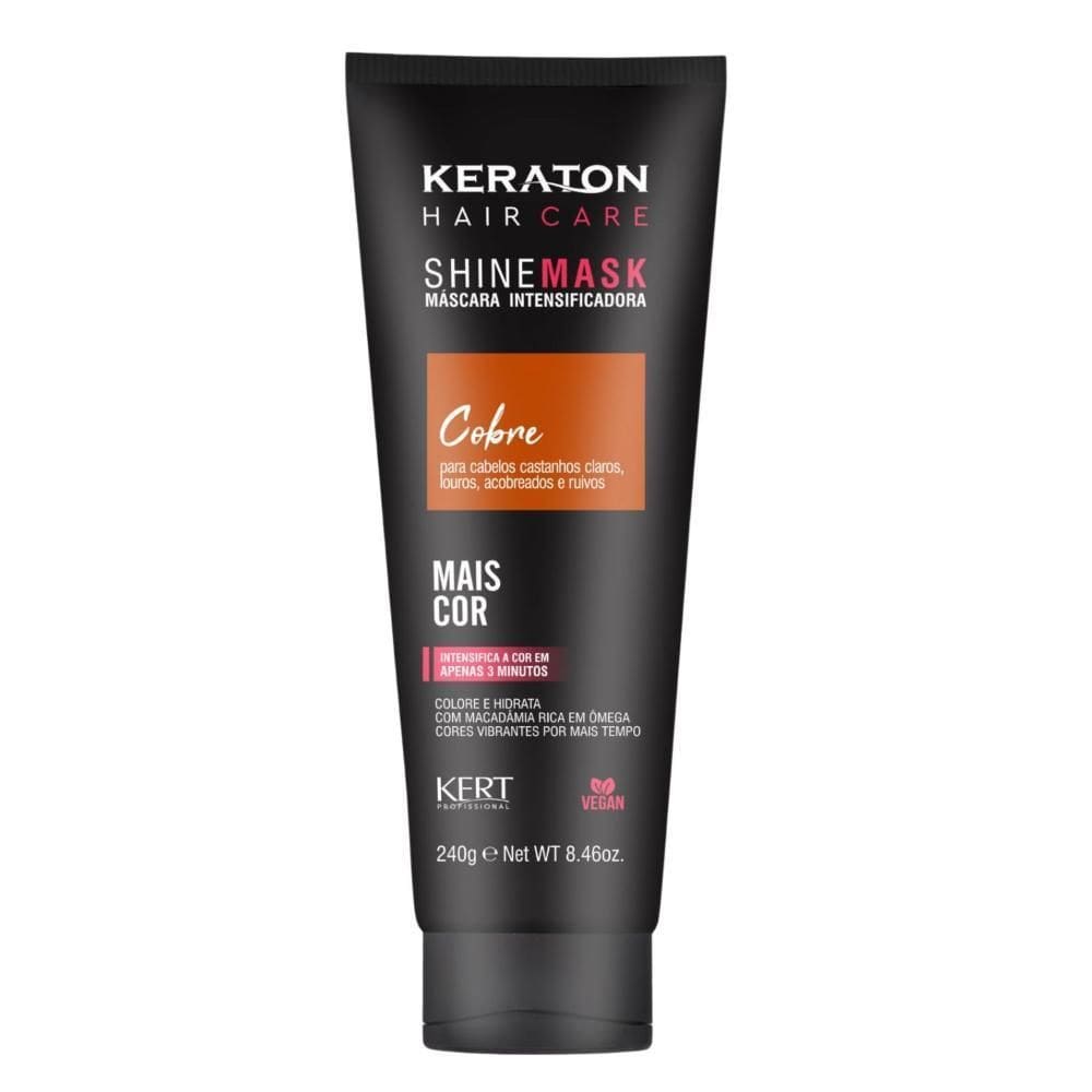 Máscara Intensificadora Keraton Kert Shine Mask Cobre 240G