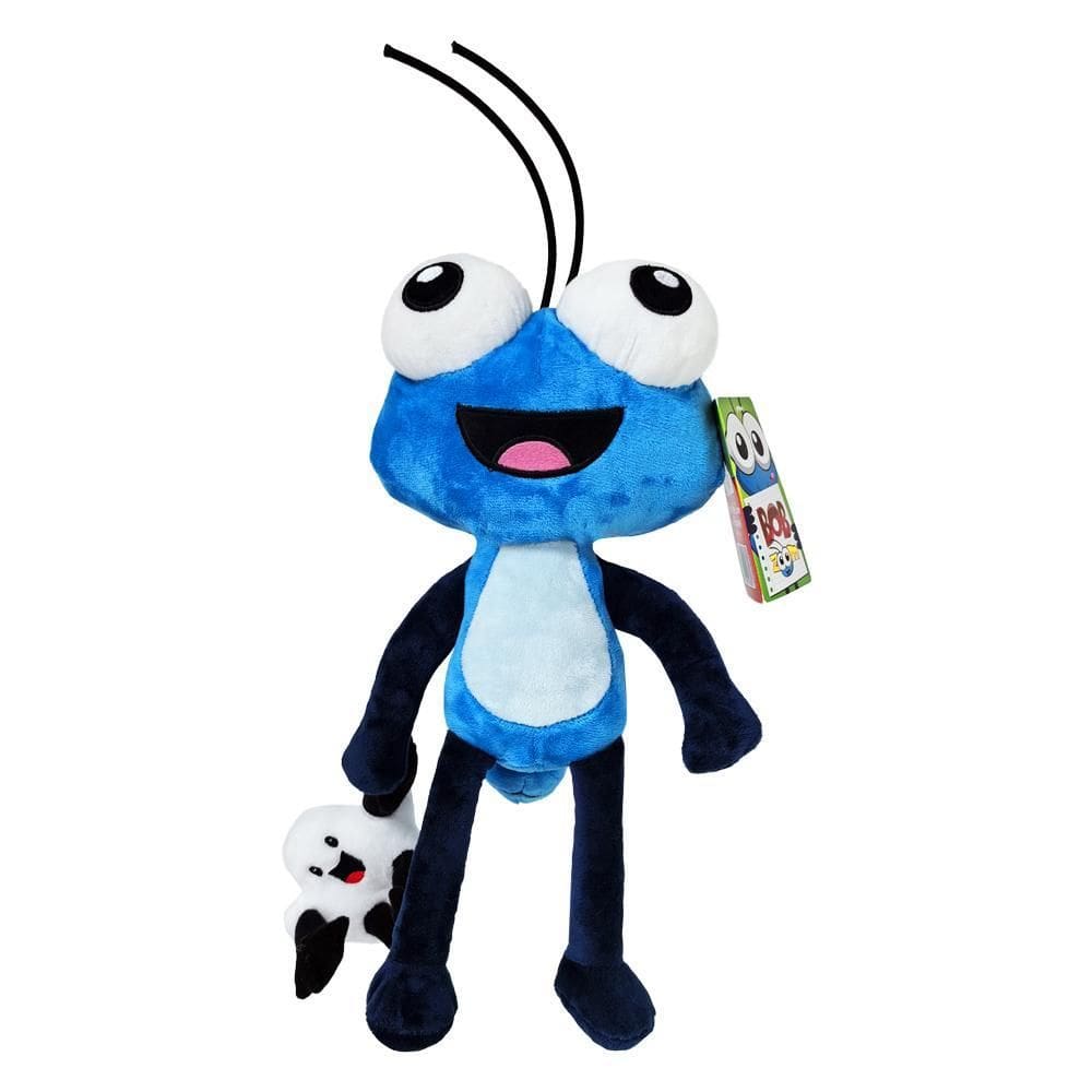 Boneco Pelúcia Bob Zoom E Pipoquinha Com Som Infantil 30Cm