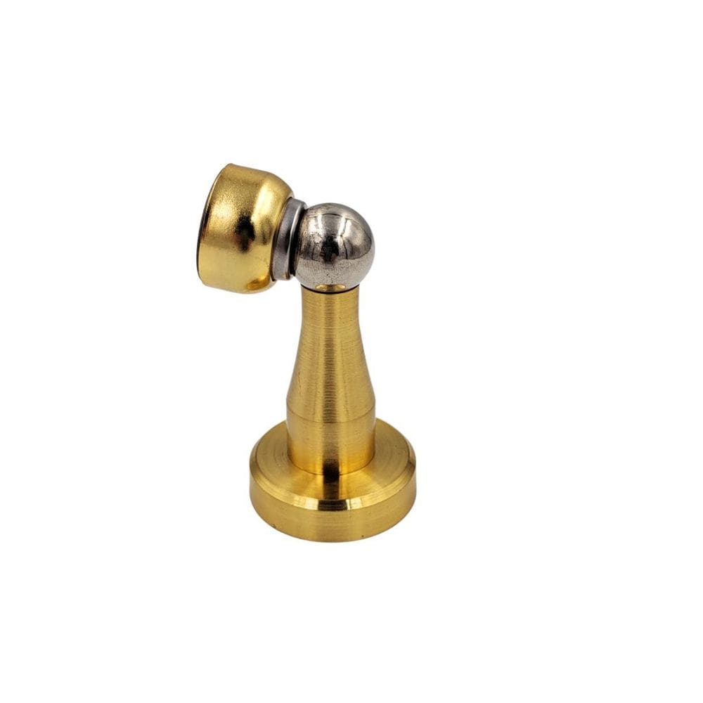 Prendedor Batedor De Porta Magnetico Inox Dourado