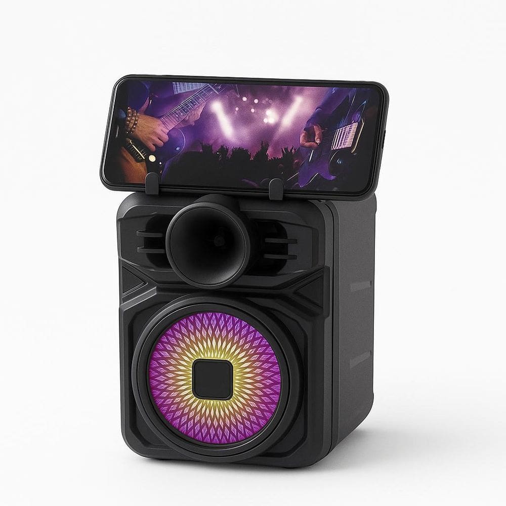 Speaker 3189 Bluetooth, Entrada Usb E Efeitos Luz Rgb - 8W