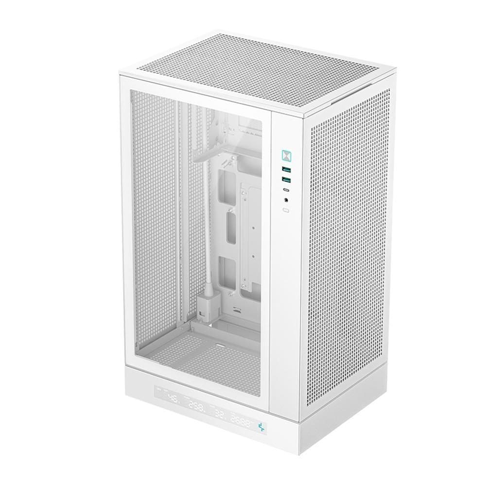 Gabinete Deepcool Ch270 Digital Mini Tower Vidro Frontal Wht