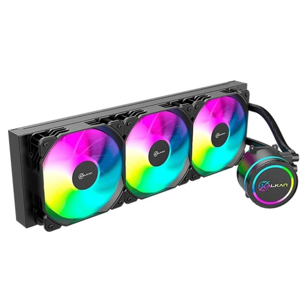 Water Cooler Gamer Iota 360Mm Argb 3 Fans Led Rgb Amd/Intel
