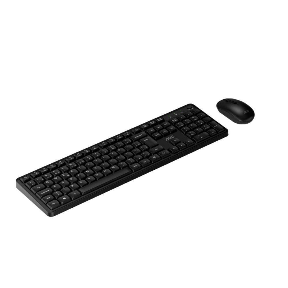 Conjunto Teclado E Mouse Sem Fio - Preta