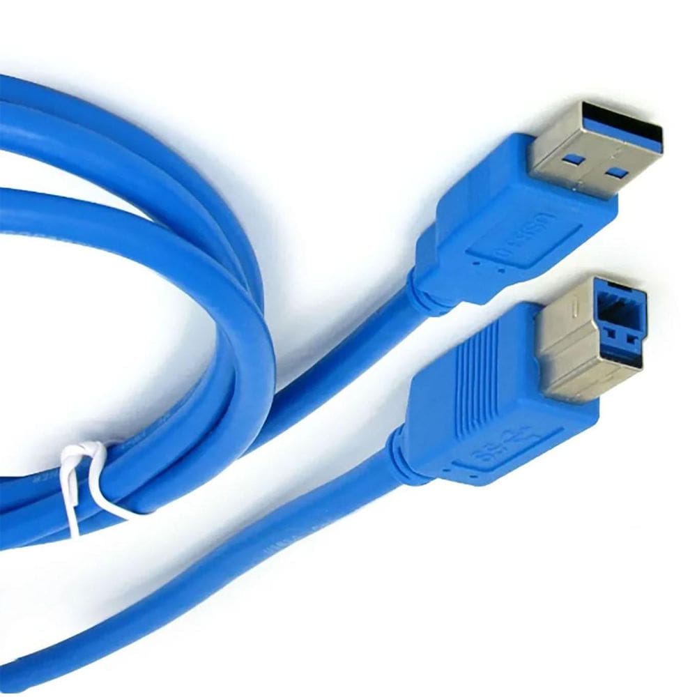 Cabo Para Impressora Hd Externo Usb A 3.0 X Usb B 2 Metros