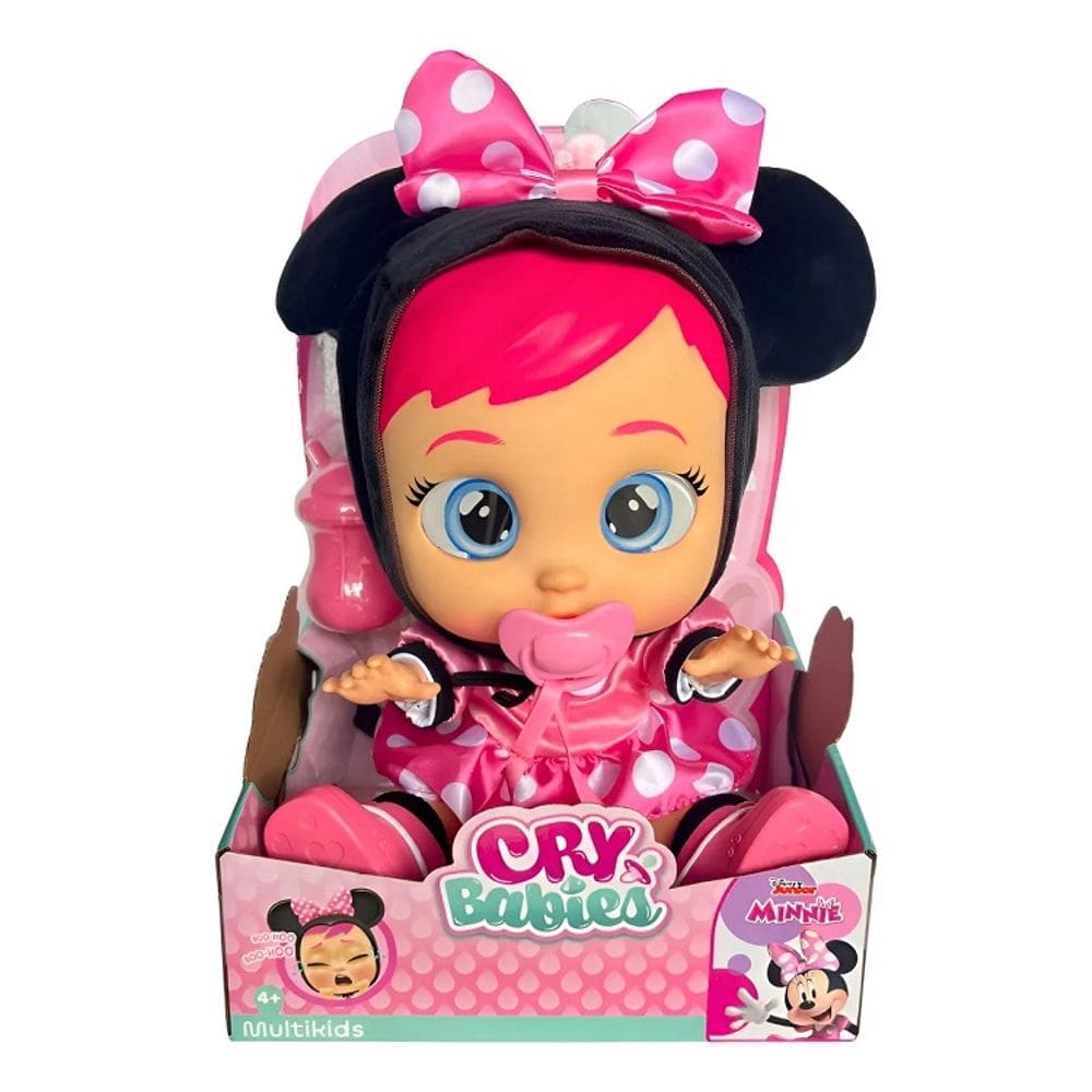 Boneca Cry Babies Minnie Chora C/ Sons e Lágrimas de Verdade - Multikids
