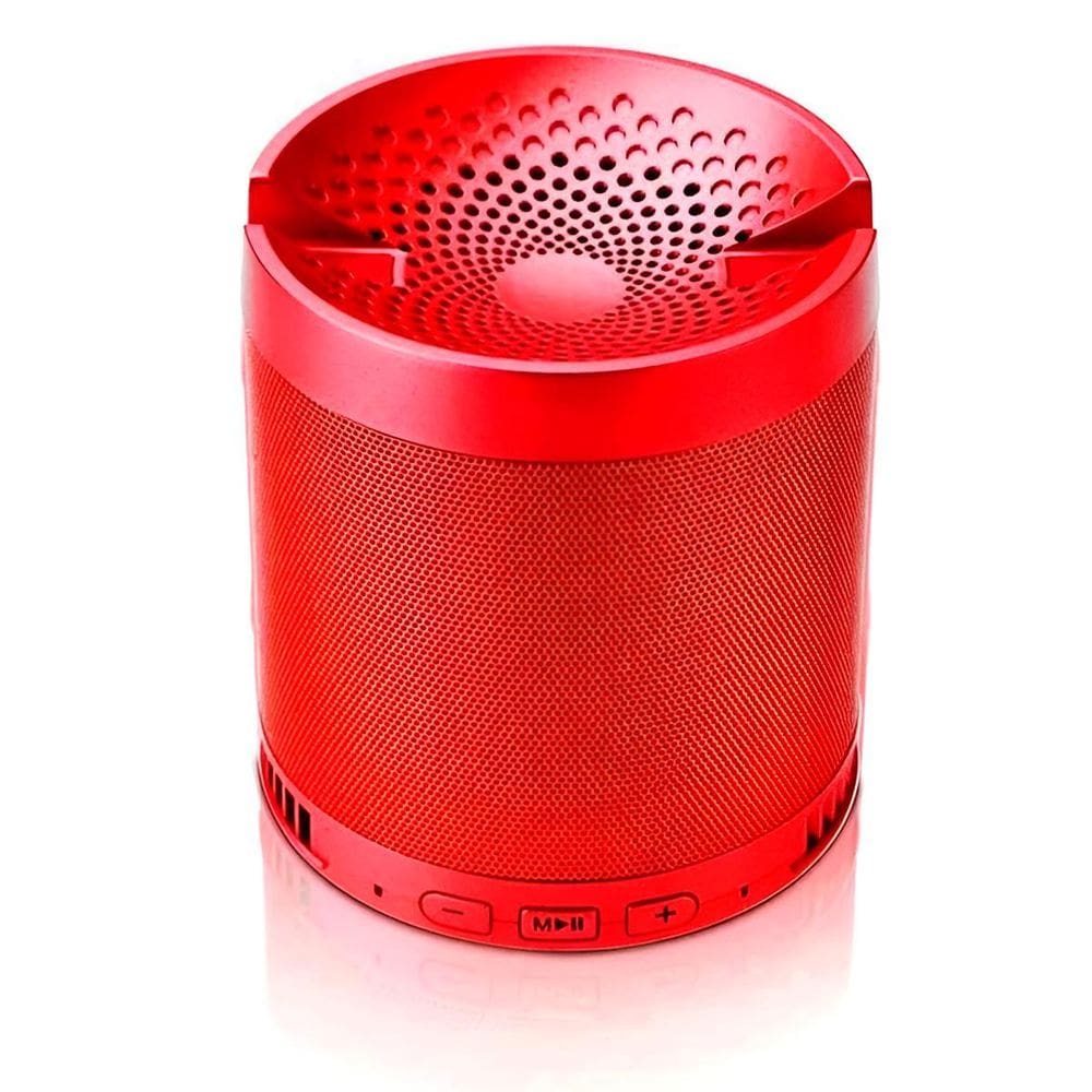 Caixa De Som Bluetooth Q3 Portátil Mp3 Fm/Am Vermelha