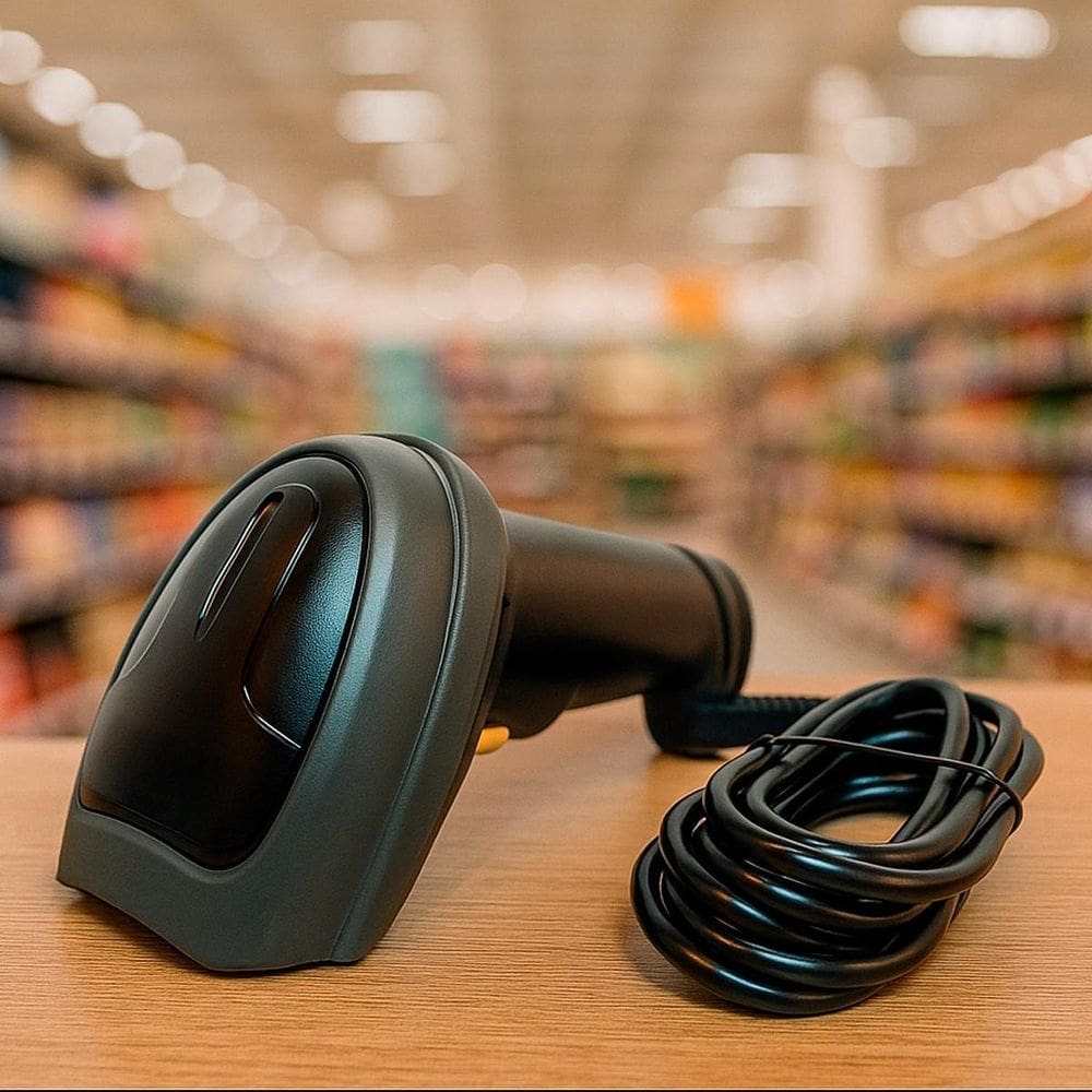 Leitor Código Scanner Tipo Pistola Usb Para Lojas E Mercados