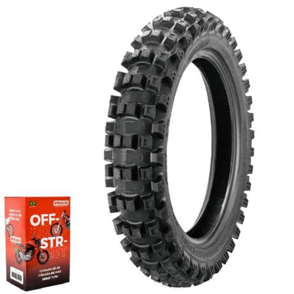 Kit Pneu Xr 250 120/100-18 68m Tt B007 Infinity Exc Borilli + Câmara